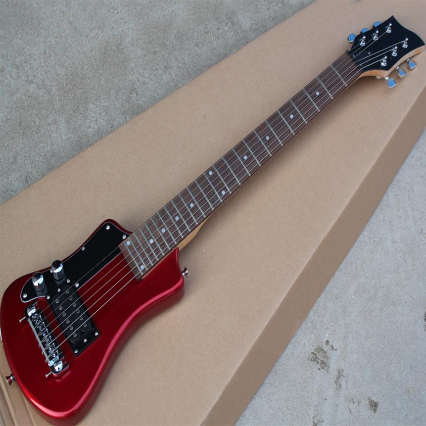 

Four Colors Left Handed Travel Children's Electric Guitar with Additional Softbag Rosewood Fretboard About 86cm Can be Custom251d