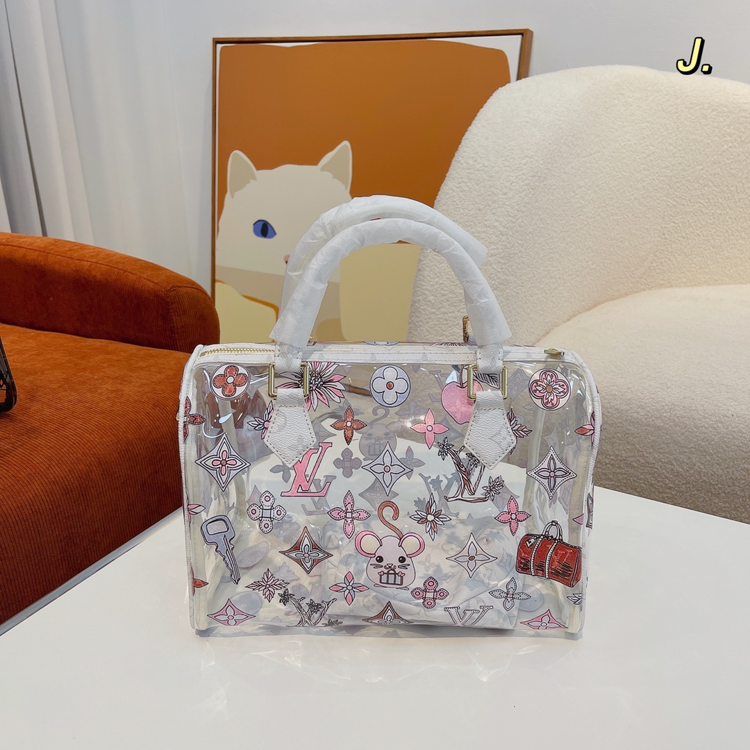 

Designer luxurys transparent Ball Caps fashion travel handbag casual multifunctional style so beautiful, As pics