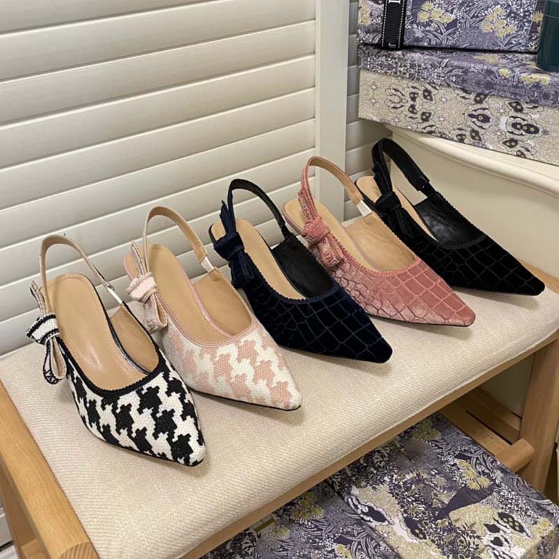 

Designer Heels Women Dress Shoes Sandal shion Beach Thick bottom slippers Alphabet lady Sandals Leather High heel shoes slides, #6