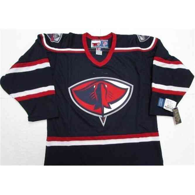 

MCustomize SOUTH CAROLINA STINGRAYS Hockey Jersey Embroidery Stitched or custom any name or number retro Jersey, Red