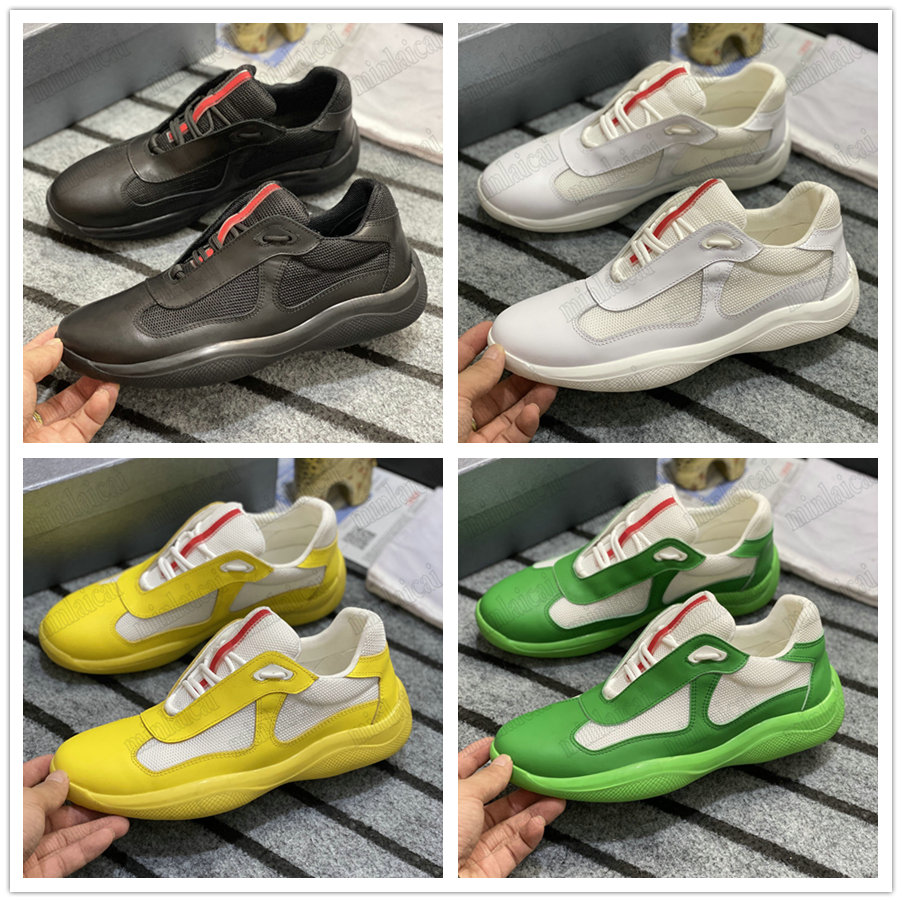 

America's Cup Sneakers Mens Designer Mesh Shoes Technical fabric Leather Sneakers Luxurys Brand Sneaker Trainer Runner Sports Casual Shoe, For box fees only;dont pay it alone