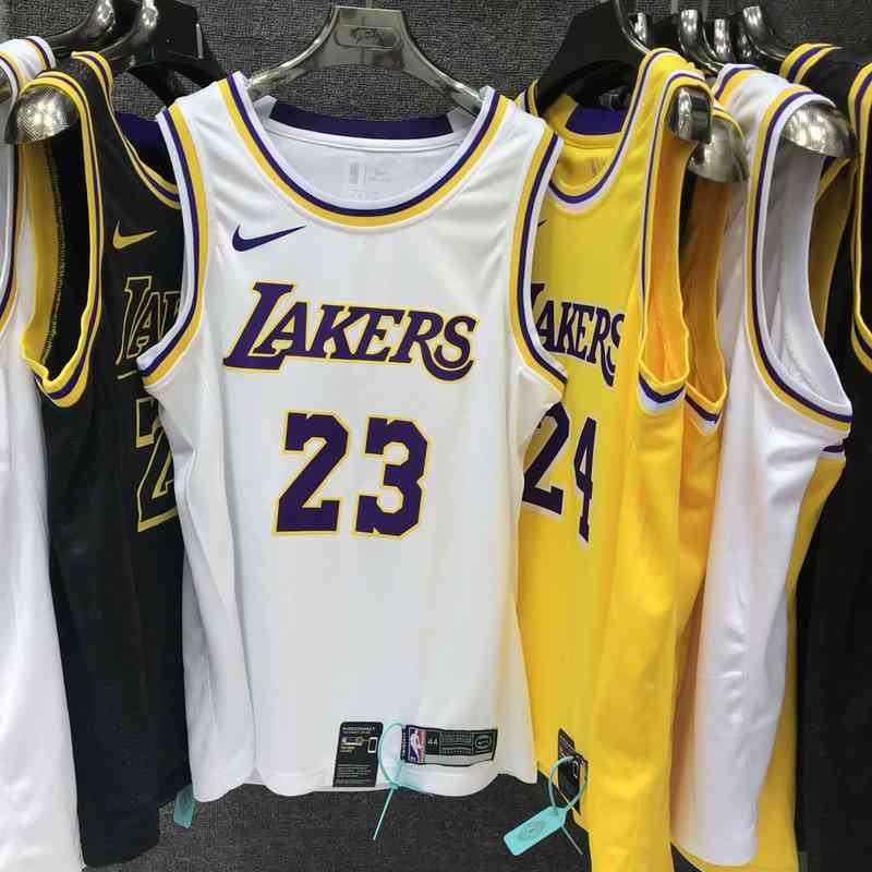 

Basketball Jerseys Tops James Number 23 3colors, Black