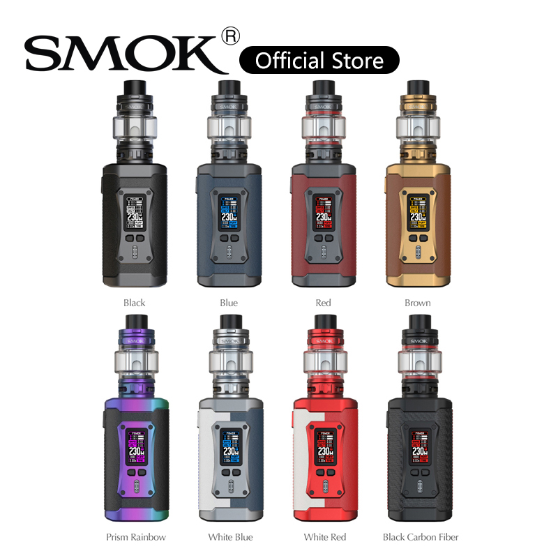 

Smok Morph 2 Kit 230W Vape Mod with 7.5ml TFV18 Tank Child-proof Design Top Filling Vapor Device 100% Authentic, Red