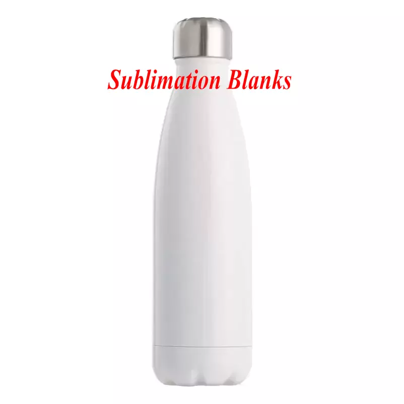 

DIY Blank Sublimation 17oz Bottle Vacuum Flask Sports Water Bottle Stainless Steel Double Wall Thermos with Lid sxa16, White