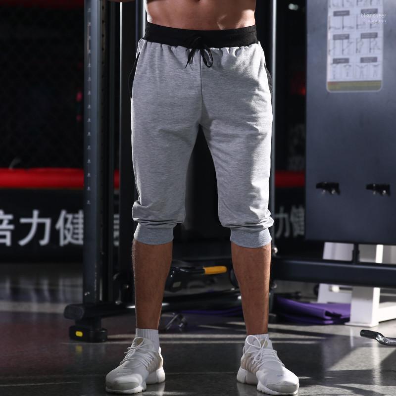 

Fashion Men's Mixed Cotton Seven-point Sports Jogging Pants Korean Version Of Hip-hop Outdoor Spring And Summer T Shorts, 04