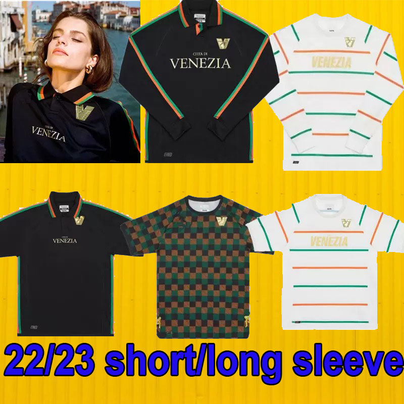

22 23 Venezia FC soccer Jerseys ARAMU FORTE Fiordilino PERETZ HEYMANS TESSMANN CRNIGOI 2023 2022 away MARIANO Johnsen MAZZOCCHI FOOTBALL SHIRTS long sleeves, 22 23 home epl