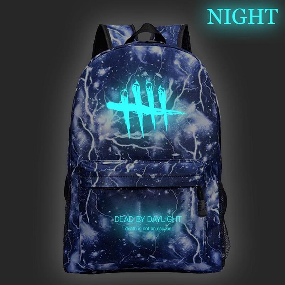 

Backpack Mochila Dead By Daylight Luminous Backpacks Boys Girls School Bag Students Bookbag Teens Fashion Knapsack Mens Laptop272u, 12