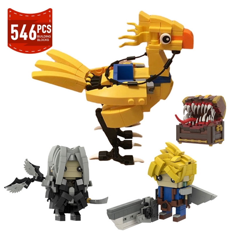 

Moc Game Final Fantasied Animals Chocoboed Building Blocks Mascot Action Figure Kwehs Bricks Model Assembled Toys for Children 220715