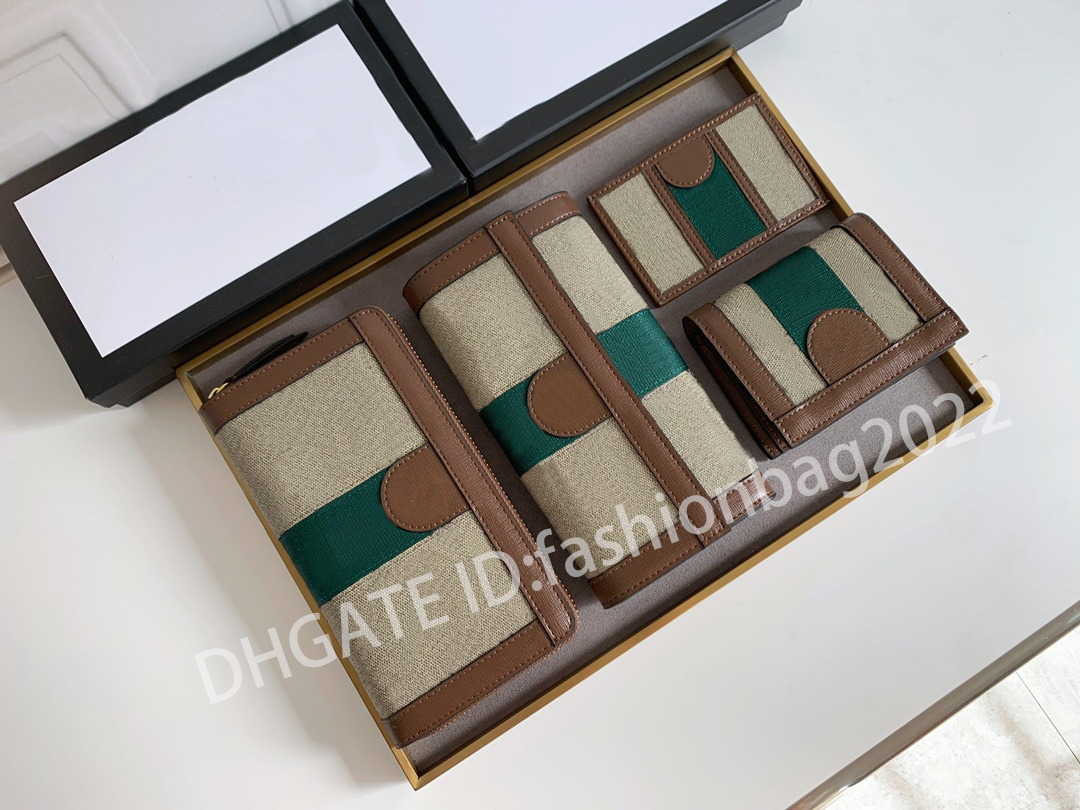 

2022 fashion Zip Around Card Case Holder Wallet Designer Womens Business CardHolder Coin Purse Key Pouch Cles Passport Cover