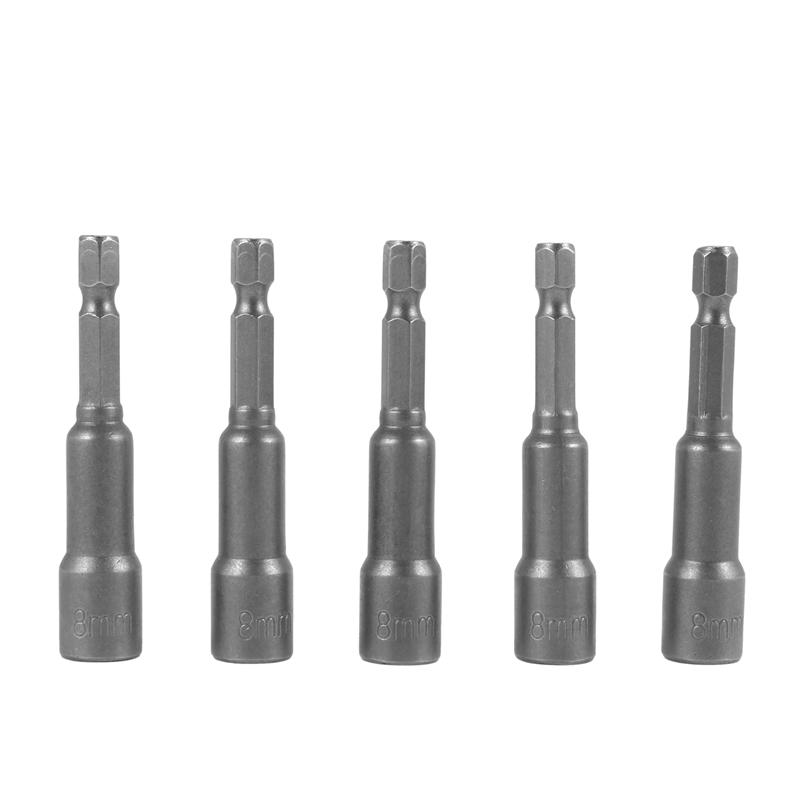 

Hand Tools Mm Magnetic Nut Driver Bit/Hex Socket 5PcsHand