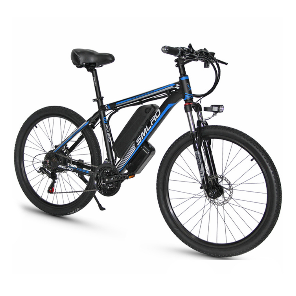 [UK Direct]Smlro C6 26inch Electric Mountain Bike 1000W Electric Bicycle with Removable 48V 13AN Lithium-Ion Battery Shimano 21-Speed