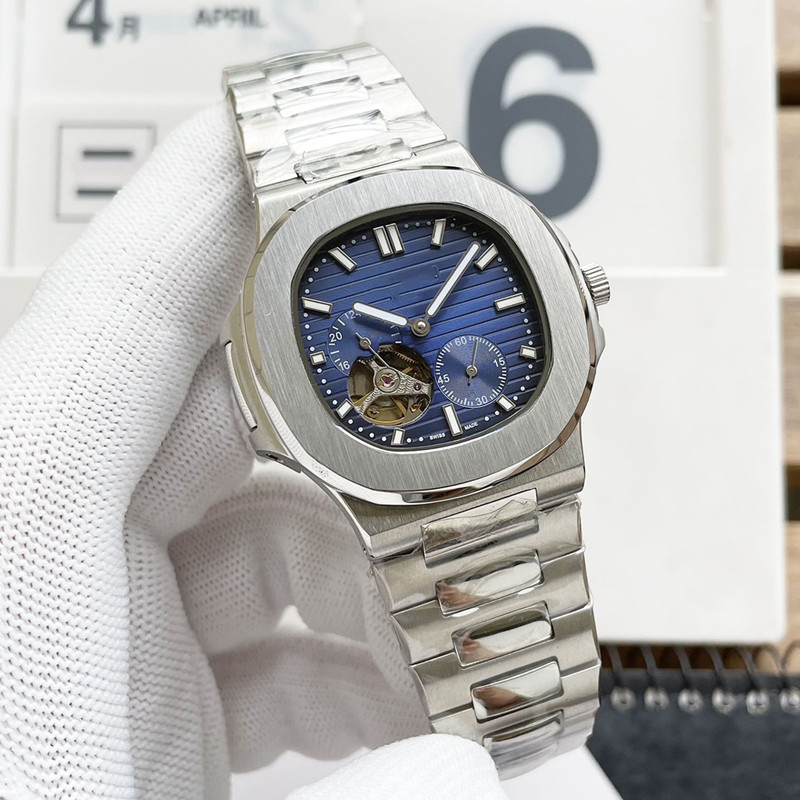 Men's Automatic Mechanical Watch 40MM Stainless Steel Sapphire Sports Business Waterproof Elegant Rose Gold Watch-image-770570075