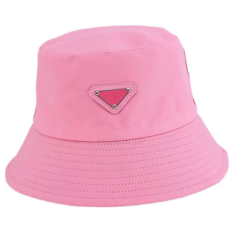 

Pink Reversible bucket Hat designer hat snapback High Quality Casual Fashion Womans Baseball Caps New Autumn Spring Fisherman Snapbacks fedora band hats, Red