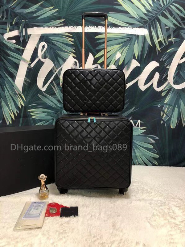 New Top unisex fashion suitcases Travel large capacity pull rod case with both pieces universal wheel spinner luxury designer Rolling luggage-image-782680989