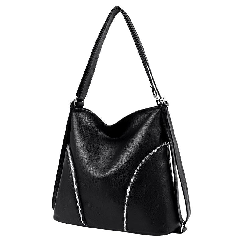 

Evening Bags Big Capacity Handbag For Women 2022 PU Leather Ladies Party Tote Handbags Multifunction Shoulder Bolsa FemininaEvening, 8095-1 black