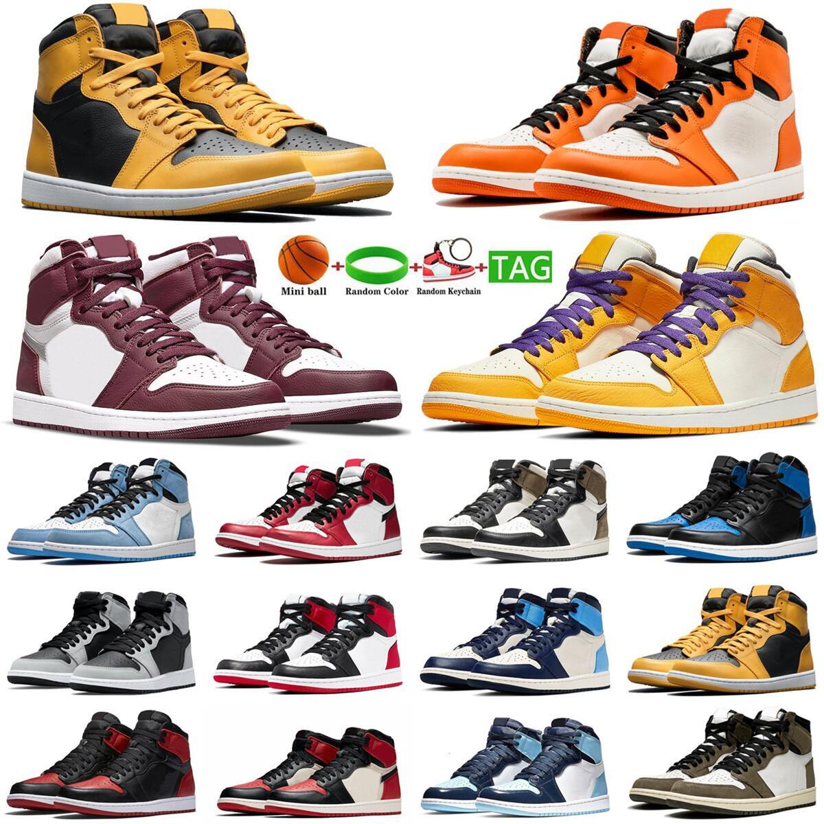 

Basketball Shoes Royal Toe electro orange women men 1 1s black white sneakers cactus military blue sports lucky green trainers size us 5.5-12, #47