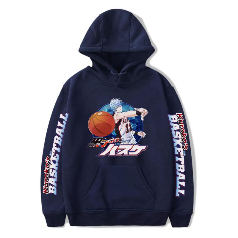 

Men's Hoodies & Sweatshirts Women Men's Kuroko's Basketball Hoodie Men Pullover Tracksuit Harajuku Jumper Young People, Black