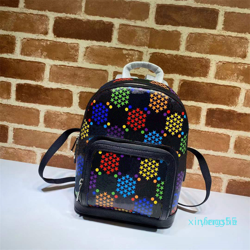 

Newest psychedelic bag Designers Classic Double G Multi-functional Men Women Backpack General Top Quality School Bag Shoulder messenger wall, Customize