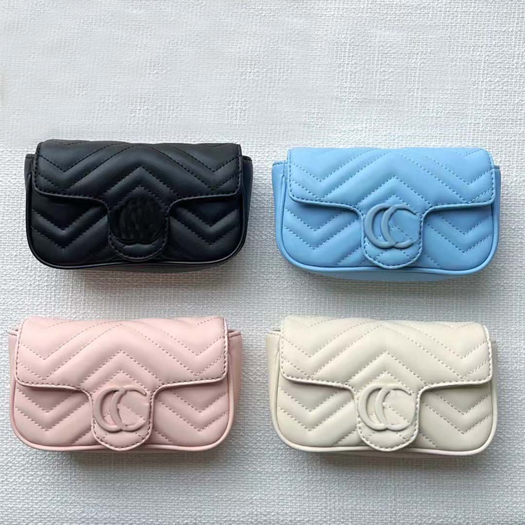 

Designer shoulder bag high quality leather metal hardware chain bagss fashion marmont messenger bag womens handbag wallet tote bags, White