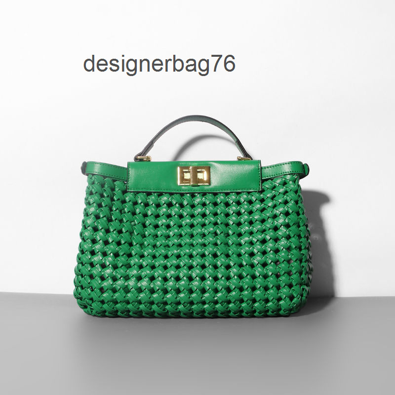 

Handbags Designer Bag 2022 Venetas s Woven Hand Minority Single Shoulder Messenger Bag Bot VU3R, Racing green