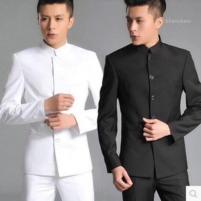 

Men' Korean Slim Youth Hosting Singer Performance Two-piece Free