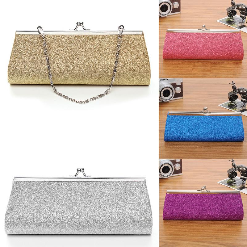 

Evening Bags High Quality Women Bag Fashion Female Chain Handbag Glitter Sequins Party Wedding Creative Clutches Phone PurseEvening, Gold