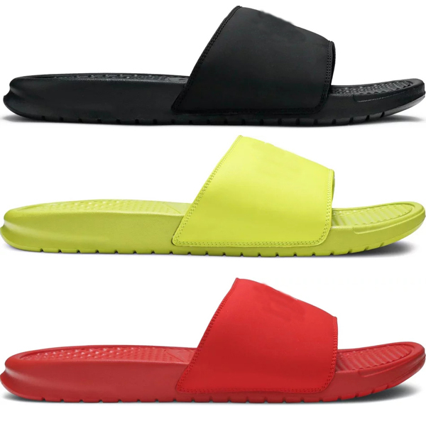 

mens Womens Slippers Benassi Black Sail Bright Cactus Habanero Red Pine Green Sail original shoe box, Sock