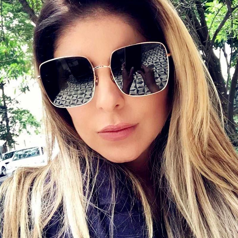 

Sunglasses Oversized Women Glasses Women/Men Retro Eyeglasses Men Gradient Oculos FemininoSunglassesSunglasses