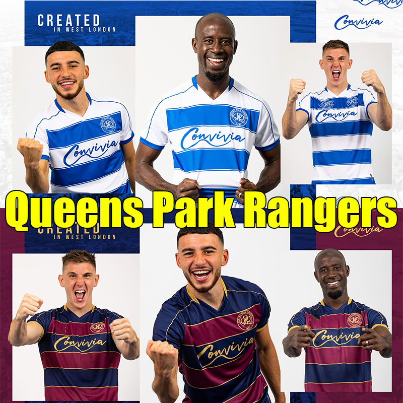 

22/23 Queens Park Rangers Soccer Jerseys QPR Stanley Bowles Rodney Marsh Gerry Francis Terry Venables Ray Wilkins football shirt Rs Frank McLintock Phil Parkes men, Nvwang xunyouzhe 22-23 home