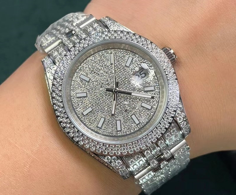 

luxury mens watches 4130 movement watches for men 3255 montre de luxe watch Mosang stone moissanite diamond watchs wristwatch Mechanical automatic 904L x4, Screwdriver 1.2mm [one]