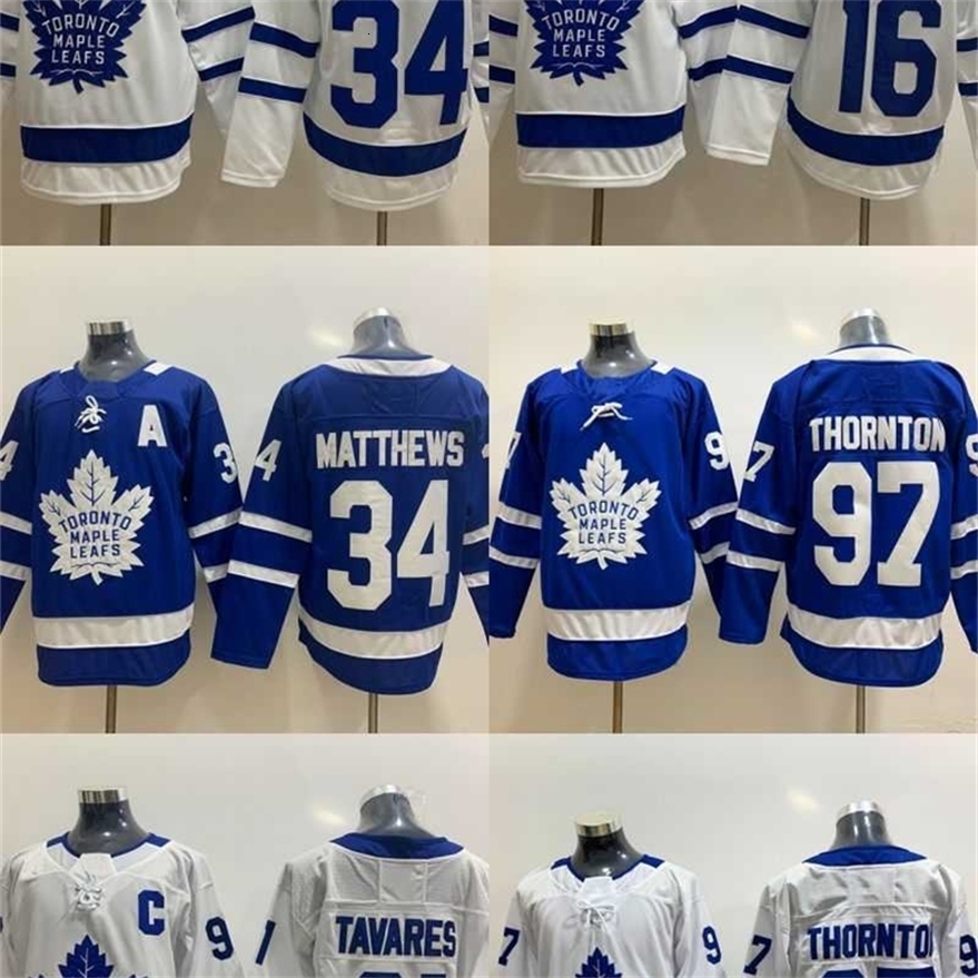 Xfl2020 34 Auston Matthews 97 Joe Thornton 34 Auston Matthews 16 Mitch Marner 91 John Tavares Hockey Jerseys