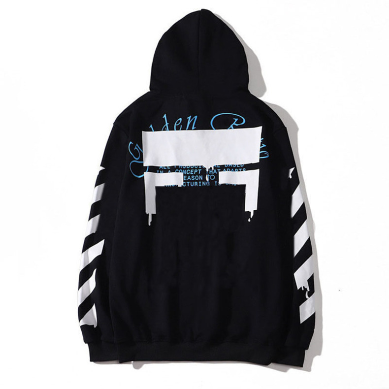 

Classic Mens Fashion White Hoodies Loose High Quality Sweatshirts Zipper Hoodie Cotton Pullover Long Sleeved Back Oil Paint Arrow x Men Women Tops Hooded Jacket Inis, Picture contact customer service