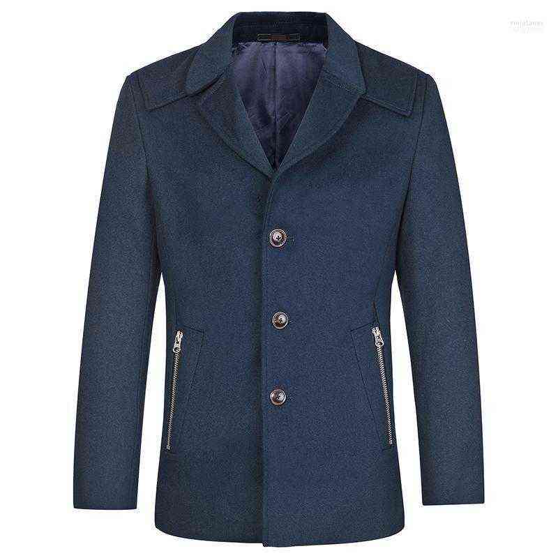 

Men's Wool & Blends Winter Fall Casual Mens Male Turn Down Collar Navy Brown Woolen Coat Overcoat For Men 2022 Autumn Coats1 Viol22 T220810