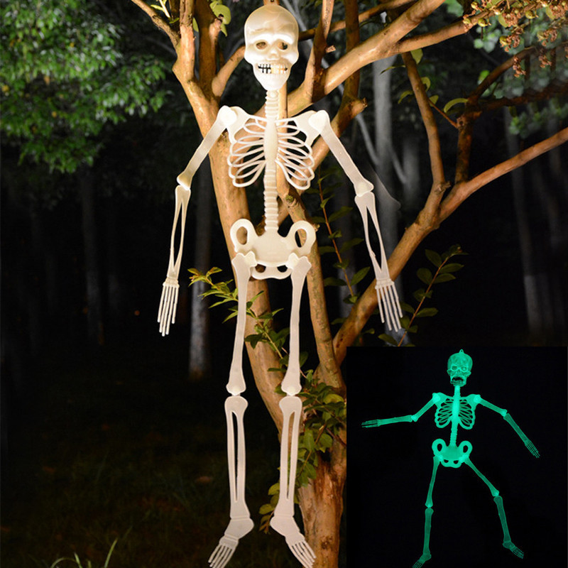 

Other Festive 150CM Scary Halloween Decoration Luminous Hanging Decor Roof Outdoor Party Horror Luminous Movable Skull Halloween Skeleton Prop L220826