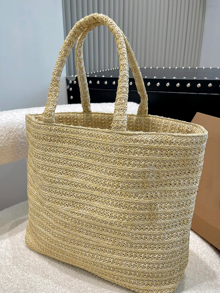 Designers Boches de sacs à provisions de grande capacité pour femmes Leisure 2022 Fashion Weave Prew Vacation Beach Articles Bourses à main sacs