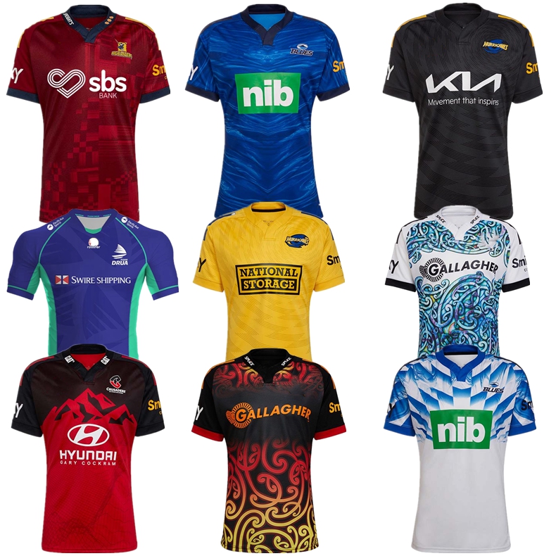 2021 2022 Rugby Jersey Highlanders Crusaders Fiji Drua home Jersey 21 22 Hurricanes blues Chiefss shirt Size S-5xl-image-757522301