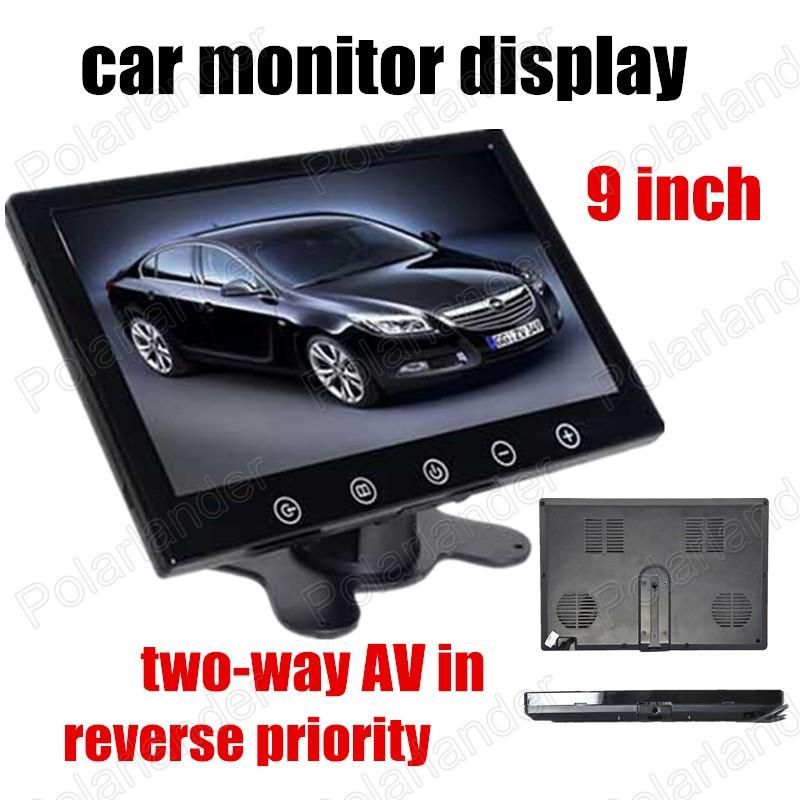 

Car Video Reverse Priority Monitor Display 9 Inch HD Digital Color TFT LCD Screen Support Two Ways Of InputCar