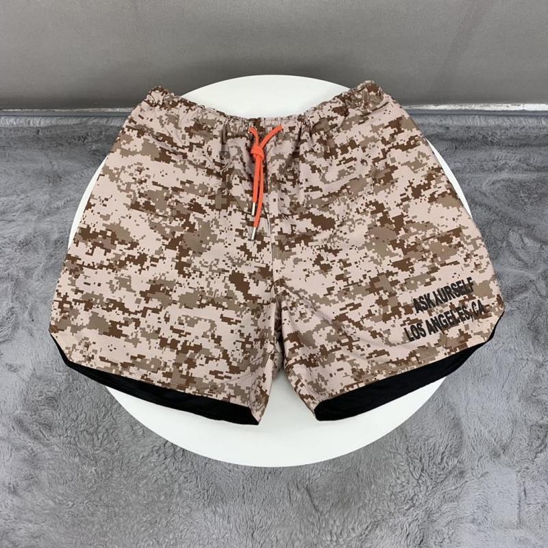 

Men' Shorts 22SS Vintage Camouflage Style Askyurself Men Women EU Size 100% Cotton Sports Summer Viking
