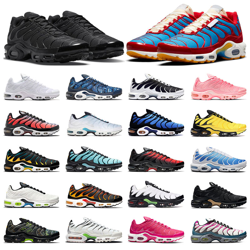 

plus tn shoes Men sneakers triple black white red Oreo Hyper blue Graphic Prints Sisterhood Reverse Sunset Neon Green womens sports trainers, 32