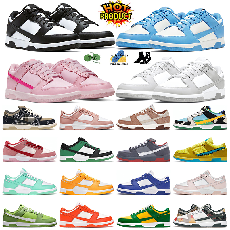 

Triple Pink Casual Shoes for men women sneakers designer Panda UNC Syracuse Grey Fog University Red Varsity Green Chicago outdoor GAI dunked sports trainers, #2 triple black