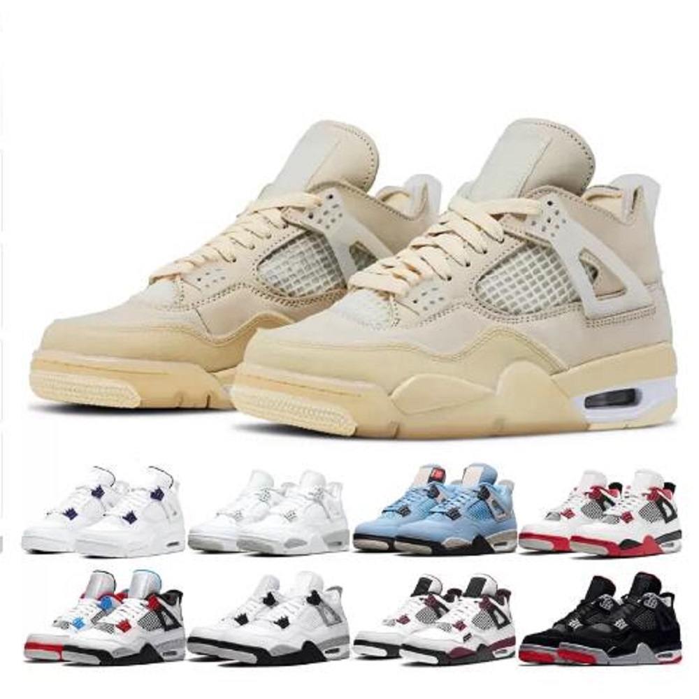 

Black Cat Bred 4 4s White Cement Men Basketball Shoes Women what the Green Red Metallic Outdoor Sports Trainer Sneakers shoe, # 17