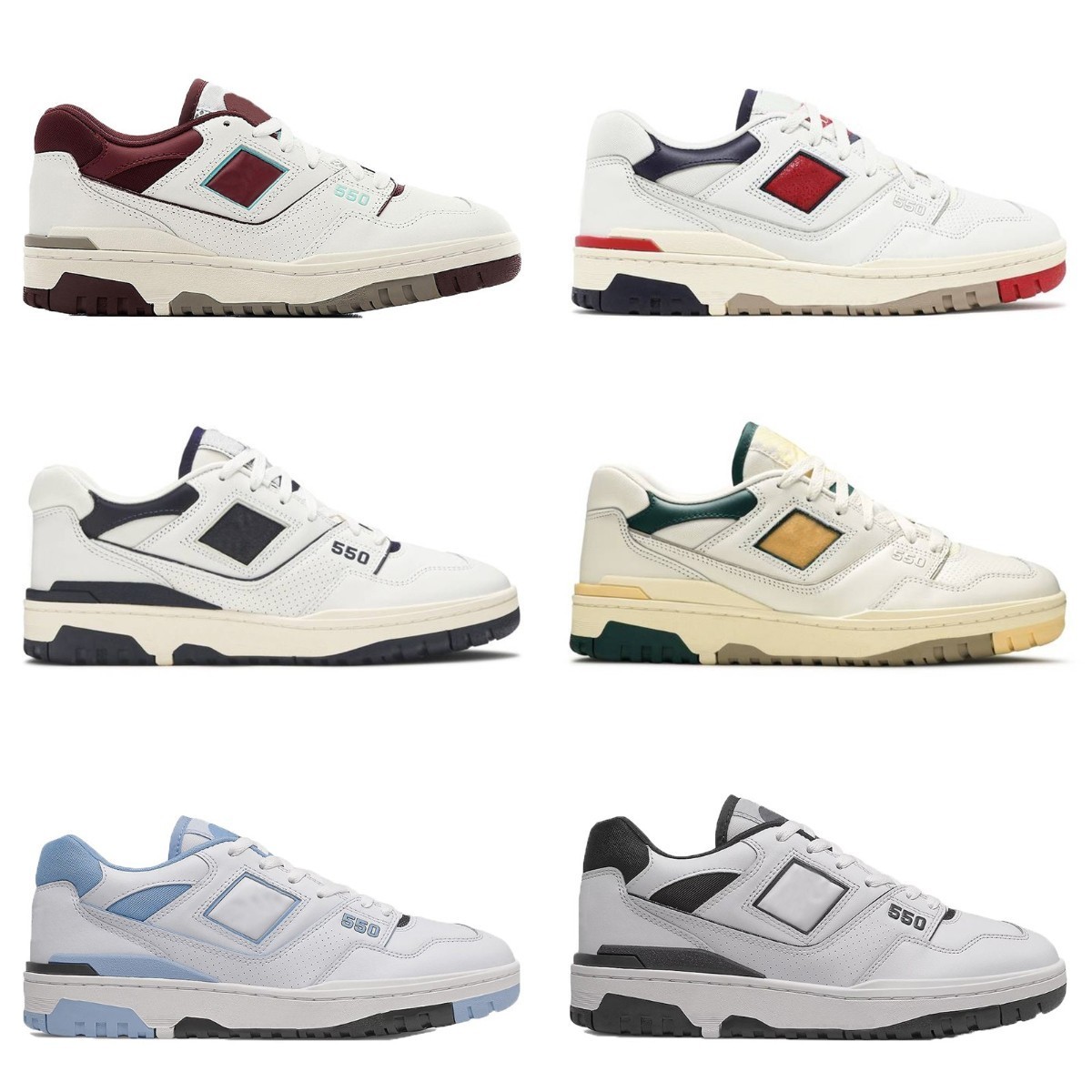 

2022 Designer New BB550 B550 550 Casual Shoes Mens Women White Green Team Grey Cream Black Blue Yellow UNC Navy Purple Shadow Burgundy Cyan AURALEE Trainer Sneakers Y8, Please contact us