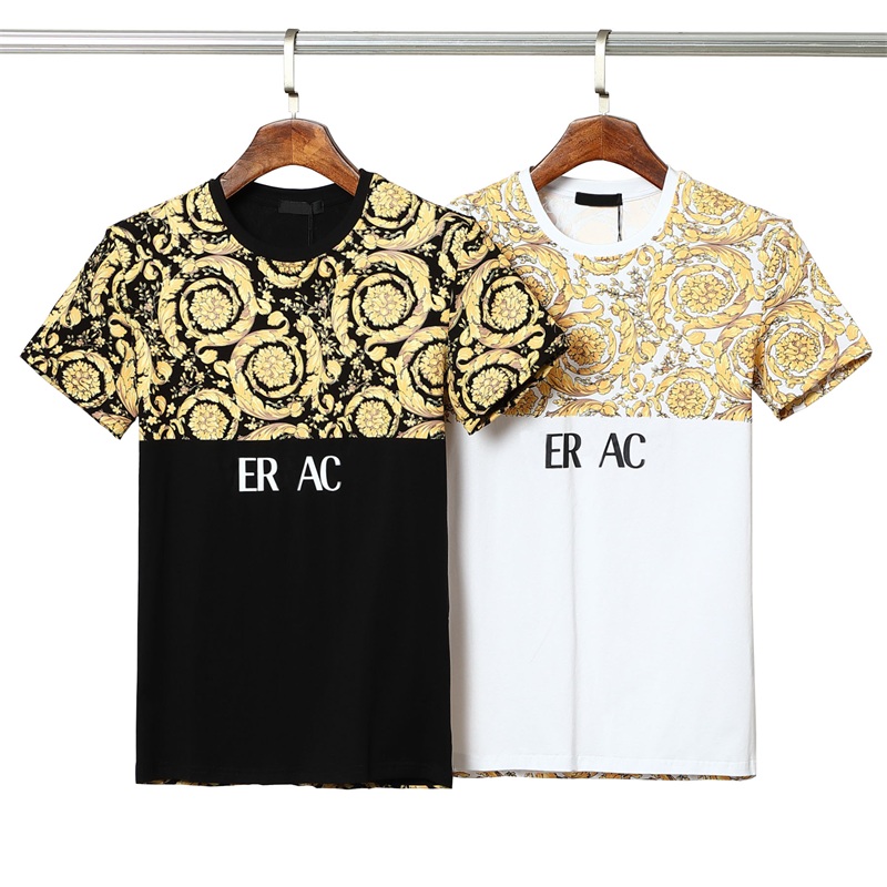 

New style Mens T shirt Summer short Sleeve Tee Men Women Lovers luxury T-shirts Fashion senior Pure cotton high quality size M-3XL, White