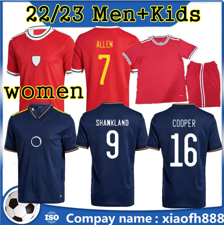 

22 23 Wales Scotland Soccer Jerseys BALE ALLEN McGINN LEWIS SHANKLAND FINDLAY FOOTBALL SHIRTS 2022 2023 JMcGinn McTominay Robertson FRASER ADAMS Men women Kids foot, 20/21 home