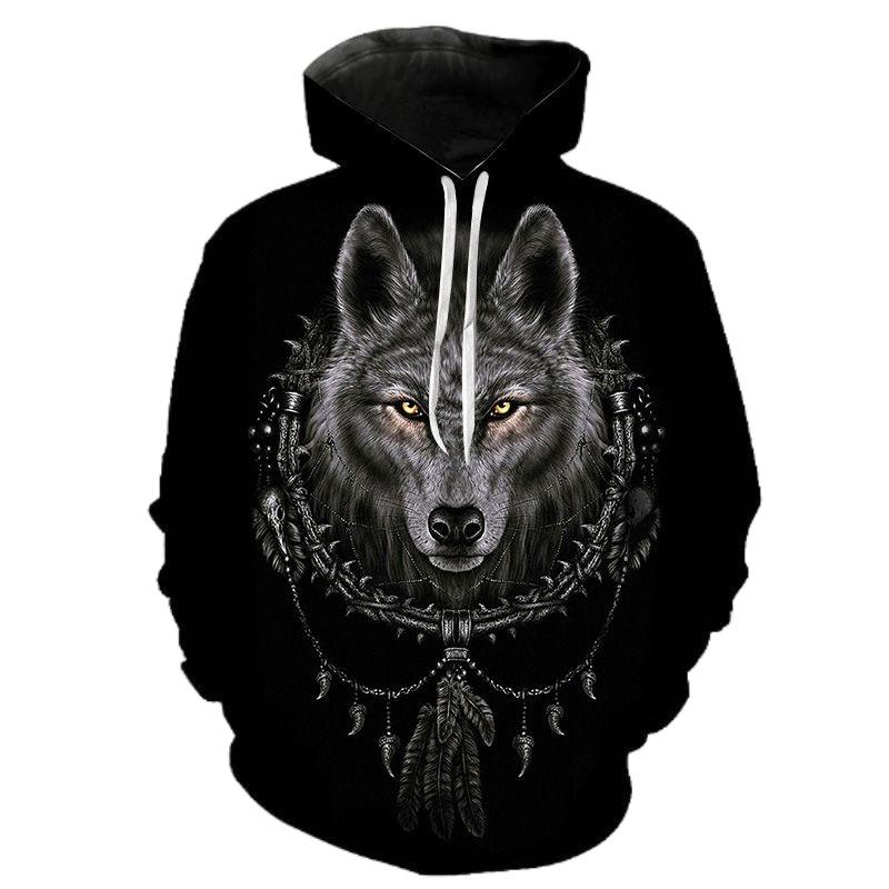 

Men' Hoodies & Sweatshirts Wolf Style Hoodie 3d Printing Men Fashion Casual Sweatshirt Custom Hip Hop SweatshirtMen, 10