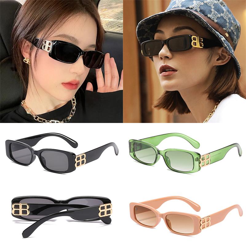 

Sunglasses Cat Eye Rectangle BB Logo Glasses Designer Men's Women's Vintage Decorative Car Driving EyewearSunglassesSunglasses
