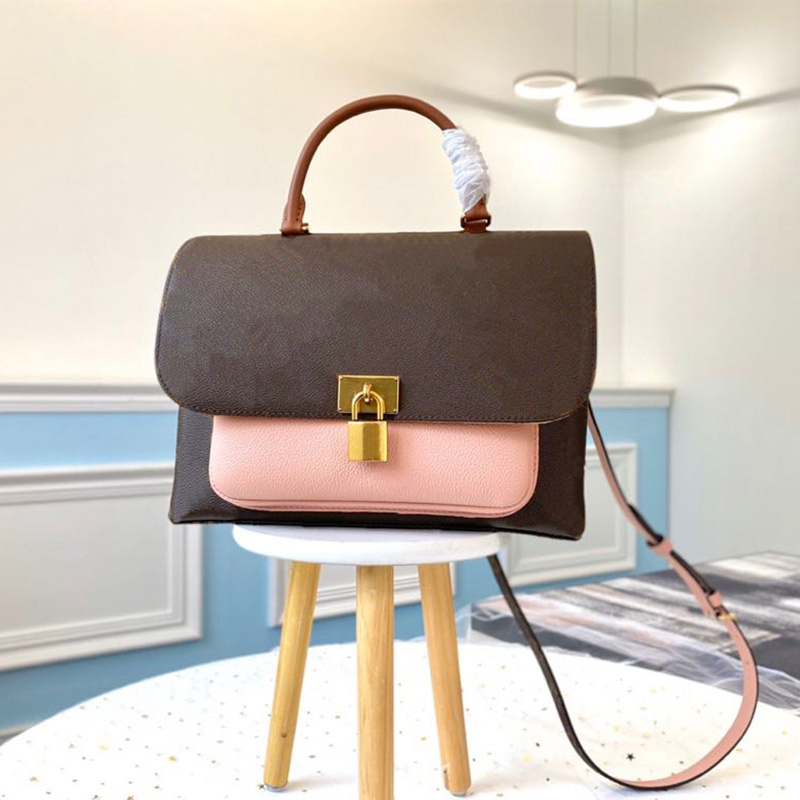 

10A Mirror quality Designer Messenger Bag Genuine Leather Shoulder Handbag With Box L105, M43960