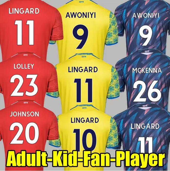 

22 23 Nottingham ForestS LINGARD Soccer Jerseys Awoniyi Johnson Niakhate Surridge 2022 2023 Forest home AMEOBI MIGHTEN Williams Yates Football Men Shirts kids