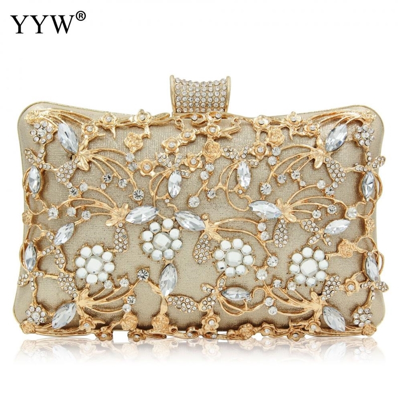

Evening Clutch Party Wedding Crystal Clutches Crossbody s for Women Luxury Chain Shoulder Bag with sac 220602, Blue
