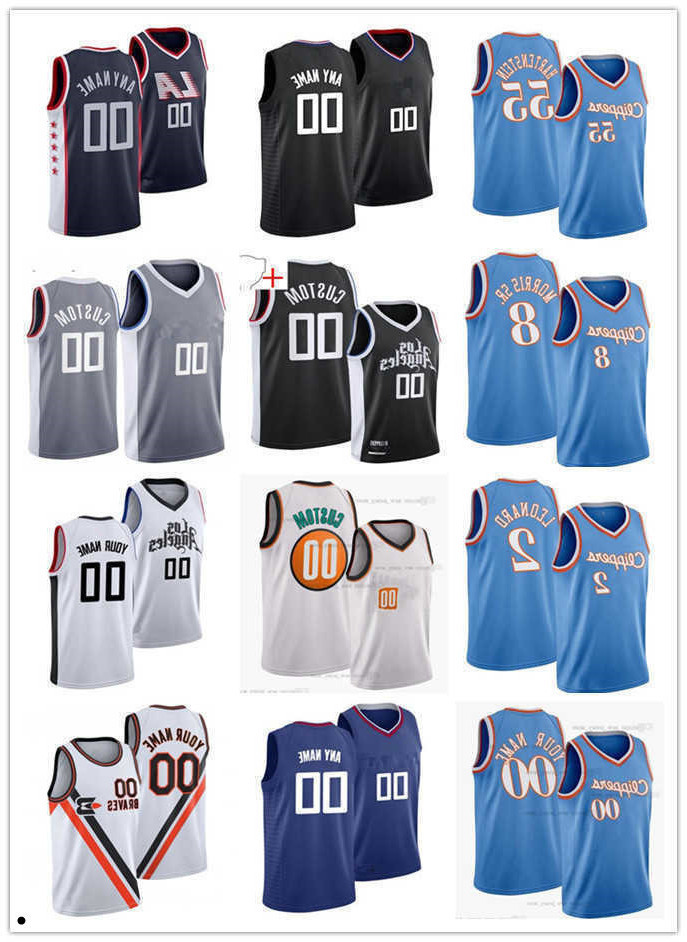 

75th Custom Los Angeles''Clippers''Men Women Youth Kawhi 2''Leonard Marcus 8 Morris Sr. Isaiah 55 Hartenstein Paul 13 George Basketball Jerseys S, Color